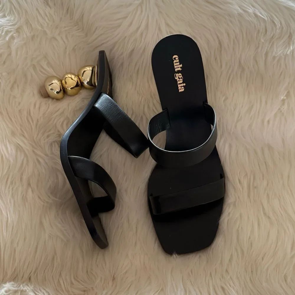 RARE Cult Gaia strappy mules - Picture 2 of 5